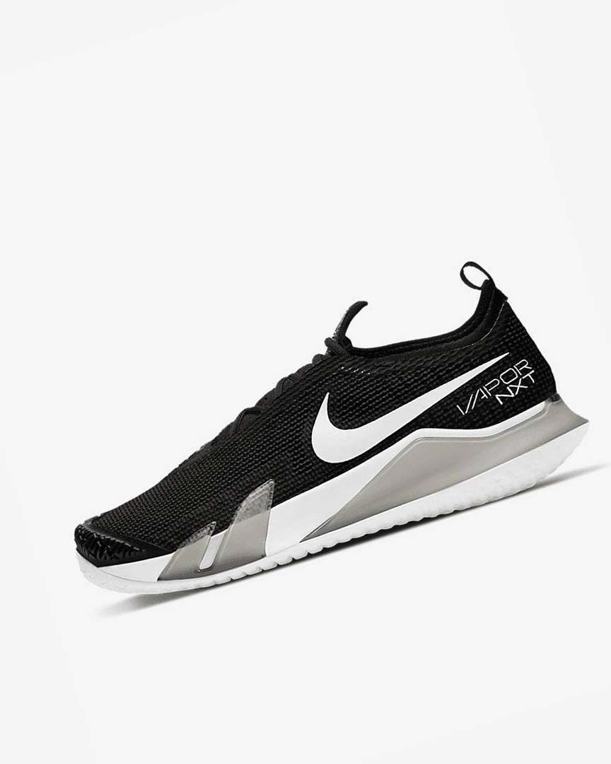 Zapatos de Tenis Nike Court React Vapor NXT Hombre Negras Blancas | AR2600