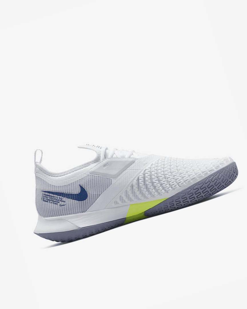 Zapatos de Tenis Nike Court React Vapor NXT Hombre Blancas Azul Marino | AR3273