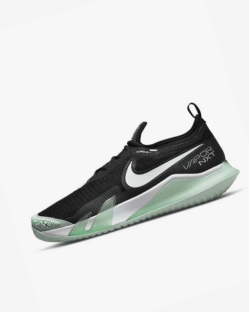 Zapatos de Tenis Nike Court React Vapor NXT Hombre Negras Verde Menta Blancas | AR4631