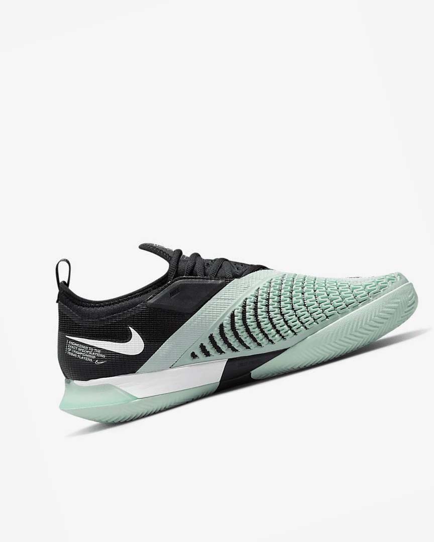 Zapatos de Tenis Nike Court React Vapor NXT Hombre Negras Verde Menta Blancas | AR5265