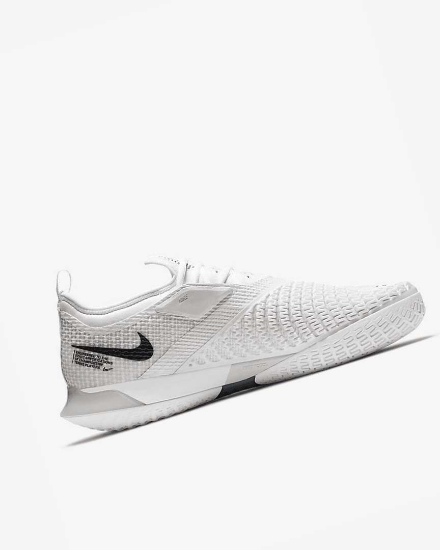 Zapatos de Tenis Nike Court React Vapor NXT Hombre Blancas Gris Negras | AR5486