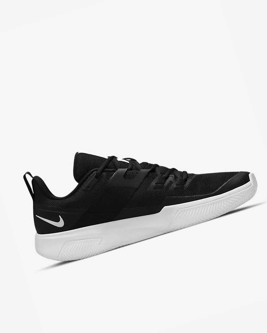 Zapatos de Tenis Nike Court Vapor Lite Hombre Negras Blancas | AR2217