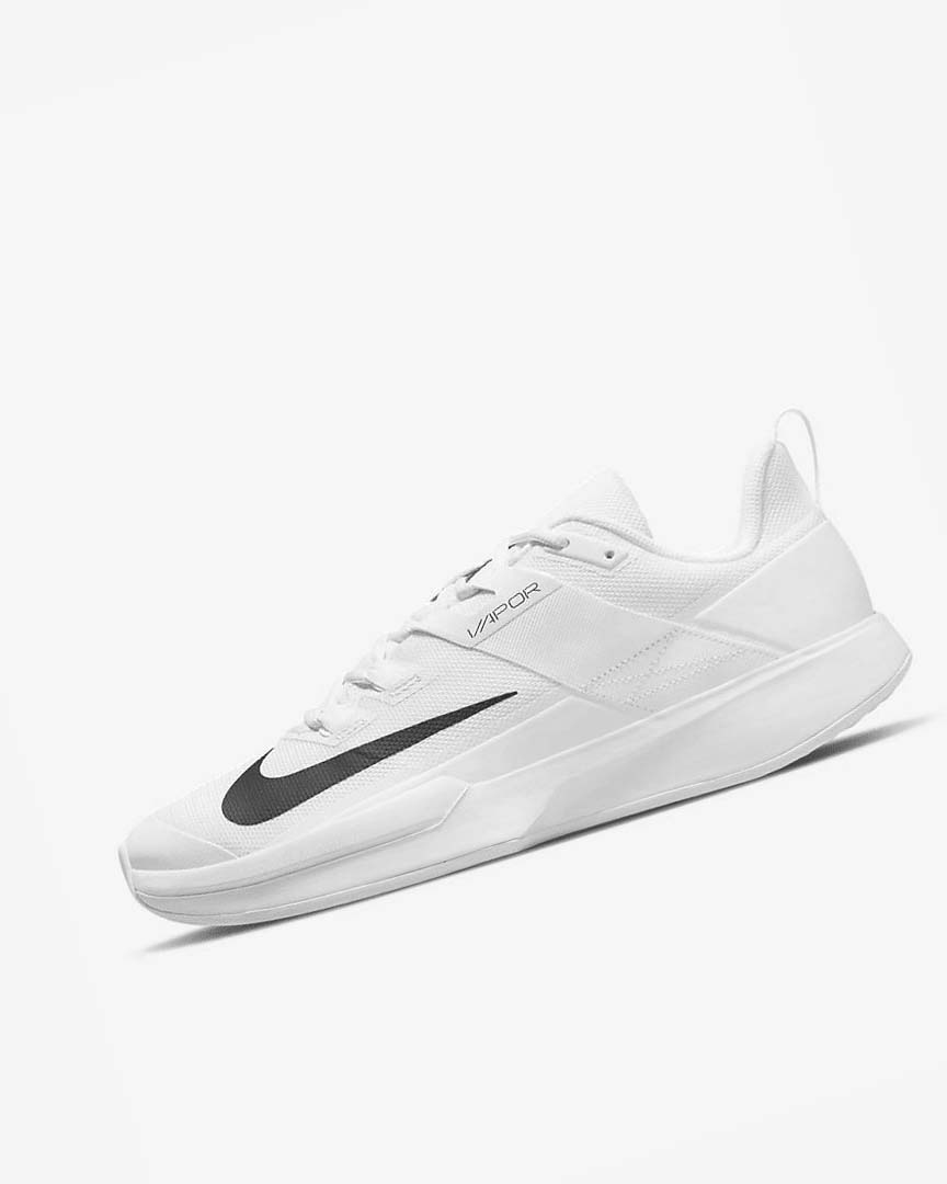 Zapatos de Tenis Nike Court Vapor Lite Hombre Blancas Negras | AR2647