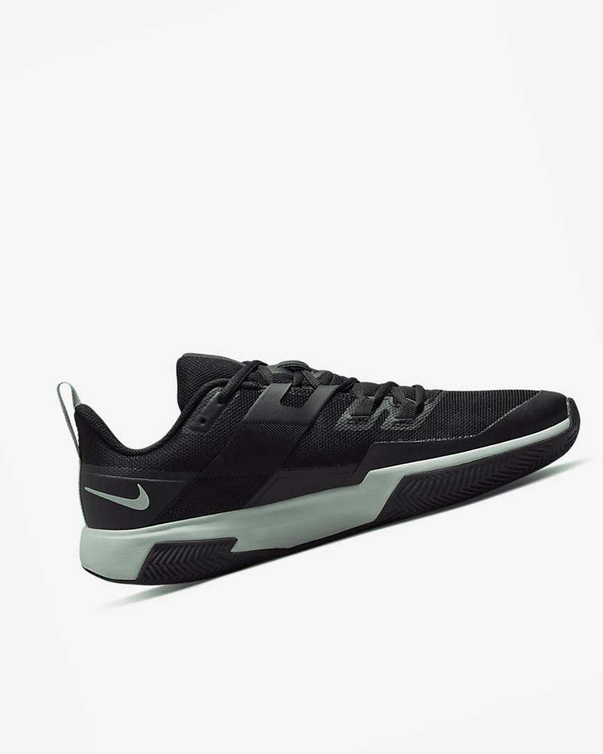 Zapatos de Tenis Nike Court Vapor Lite Hombre Negras Gris Oscuro Blancas Verde Menta | AR3267