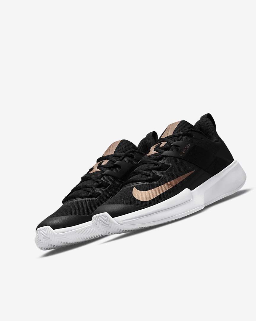 Zapatos de Tenis Nike Court Vapor Lite Mujer Negras Blancas Metal Rojas Marrones | AR2545