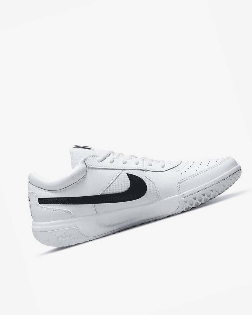 Zapatos de Tenis Nike Court Zoom Lite 3 Hombre Blancas Negras | AR2778