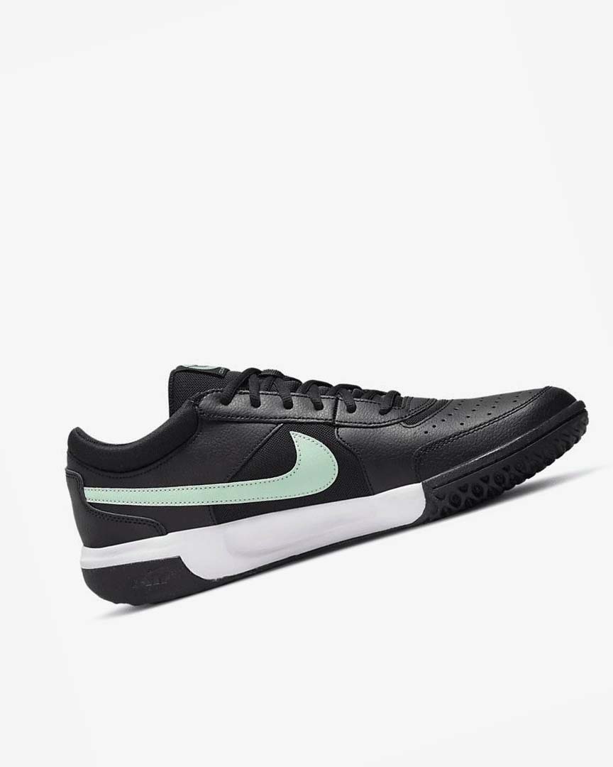 Zapatos de Tenis Nike Court Zoom Lite 3 Hombre Negras Blancas Verde Menta | AR2933