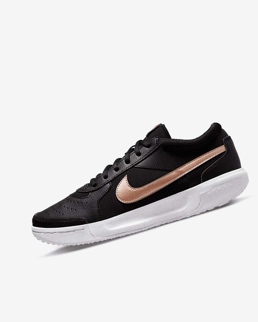 Zapatos de Tenis Nike Court Zoom Lite 3 Mujer Negras Blancas Metal Rojas Marrones | AR4632