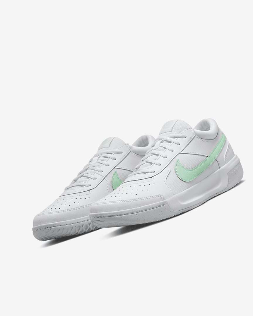 Zapatos de Tenis Nike Court Zoom Lite 3 Mujer Blancas Verde Menta | AR5191