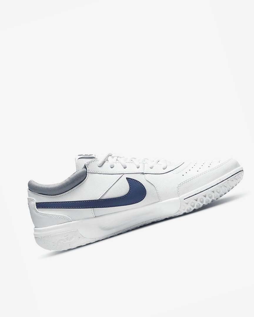 Zapatos de Tenis Nike Court Zoom Lite 3 Hombre Blancas Azul Marino | AR5347