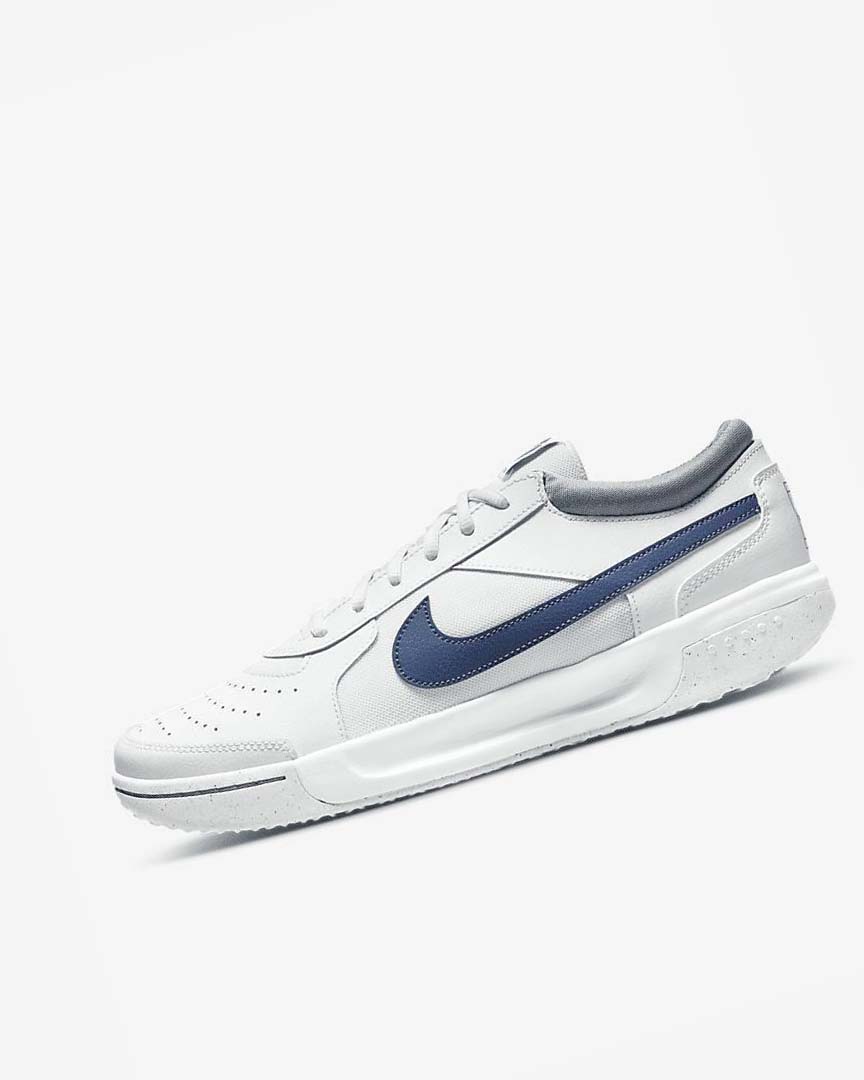 Zapatos de Tenis Nike Court Zoom Lite 3 Hombre Blancas Azul Marino | AR5347