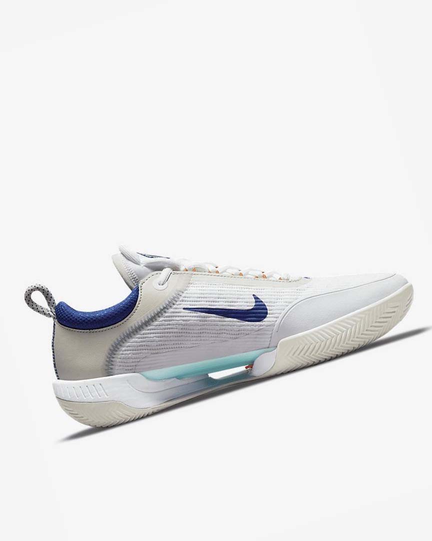 Zapatos de Tenis Nike Court Zoom NXT Hombre Blancas Beige Claro Turquesa Azul Real Oscuro Azules | AR2331