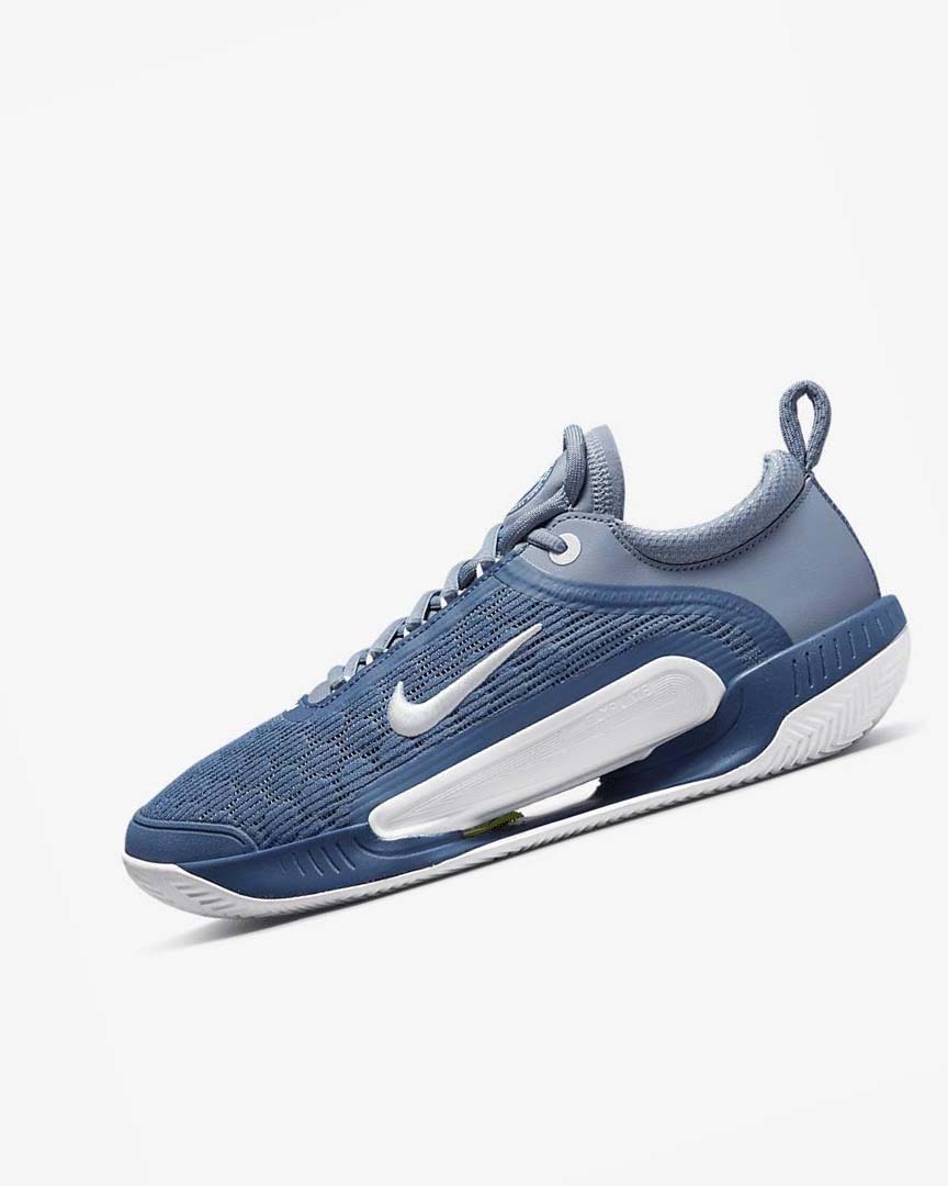 Zapatos de Tenis Nike Court Zoom NXT Hombre Azul Marino Blancas | AR2819