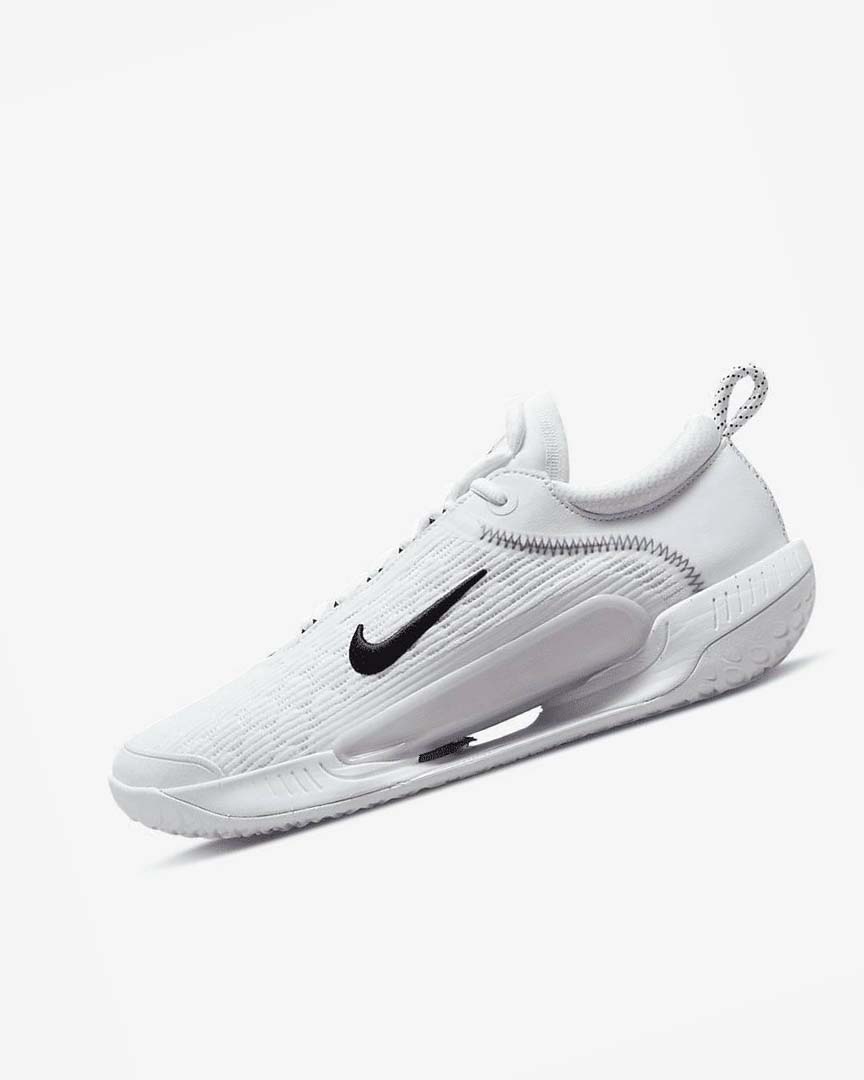 Zapatos de Tenis Nike Court Zoom NXT Hombre Blancas Negras | AR2867