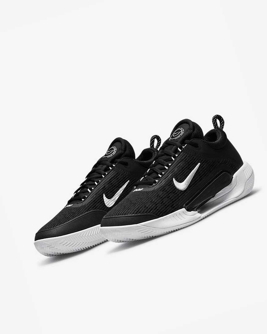 Zapatos de Tenis Nike Court Zoom NXT Hombre Negras Blancas | AR4620