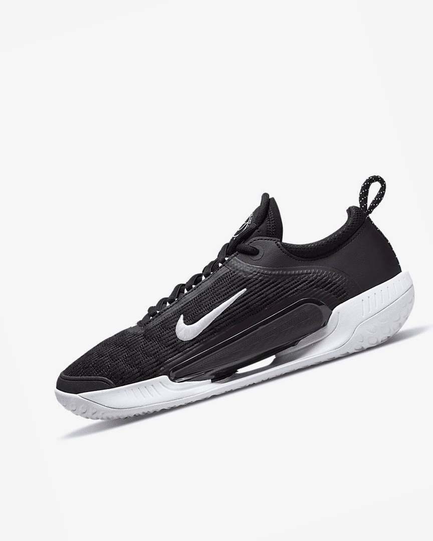 Zapatos de Tenis Nike Court Zoom NXT Hombre Negras Blancas | AR4876