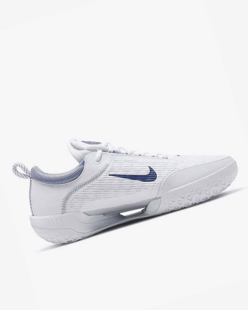 Zapatos de Tenis Nike Court Zoom NXT Hombre Blancas Gris Azul Marino | AR4940