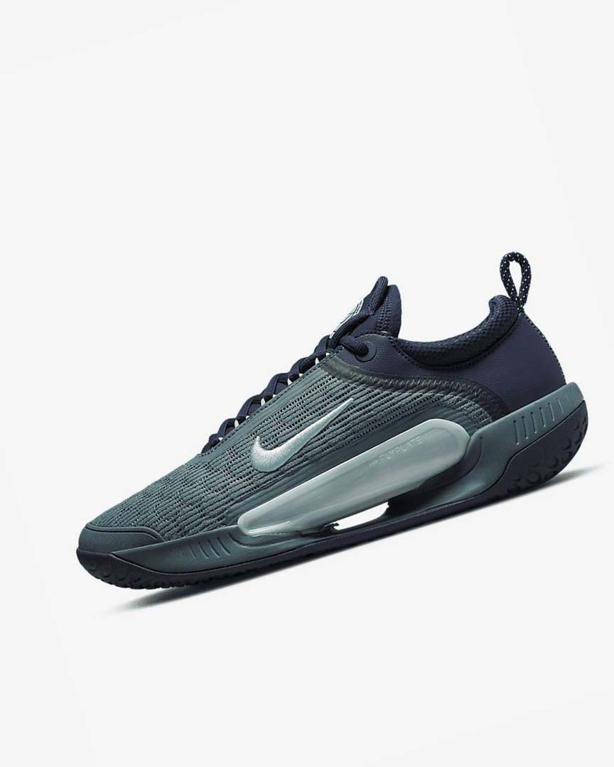 Zapatos de Tenis Nike Court Zoom NXT Hombre Obsidian Verde Menta | AR5280