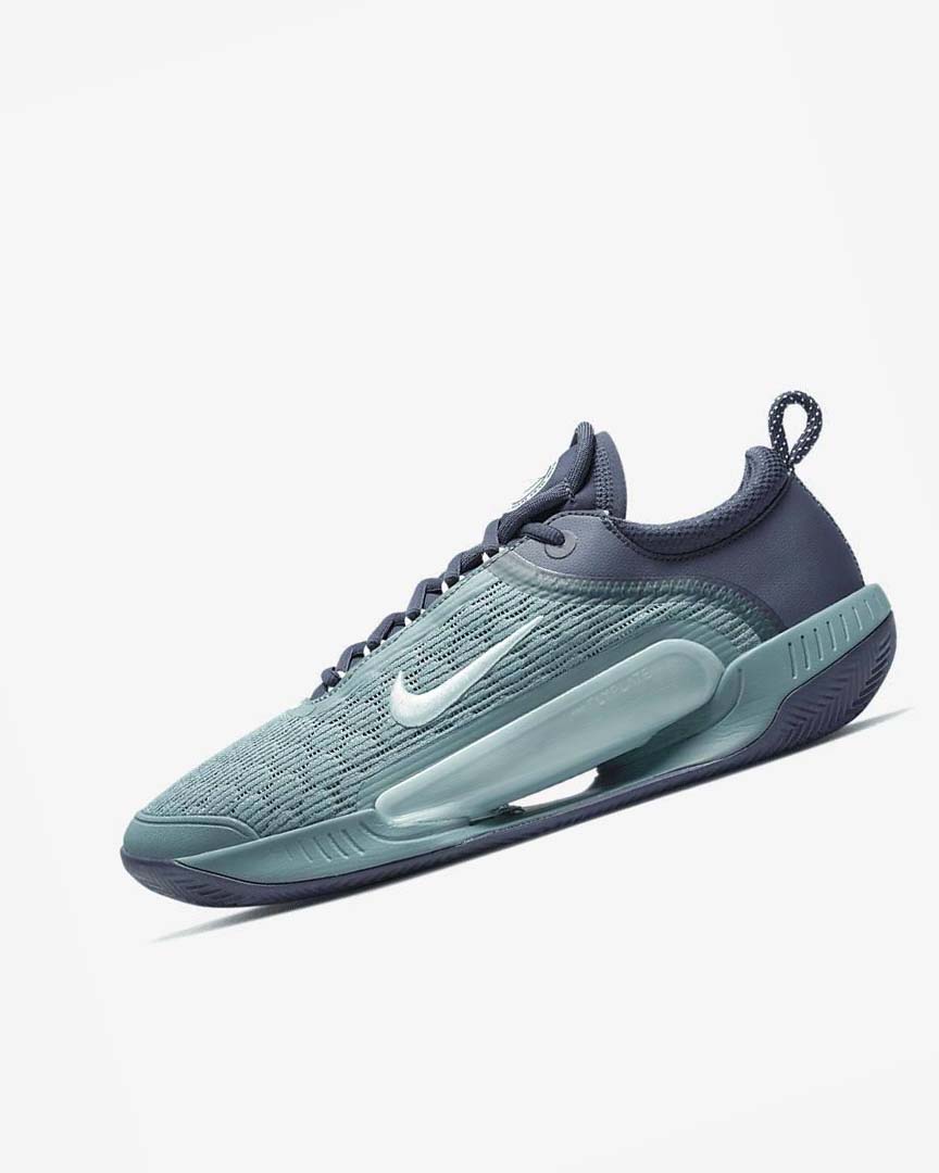 Zapatos de Tenis Nike Court Zoom NXT Hombre Obsidian Verde Menta | AR5281