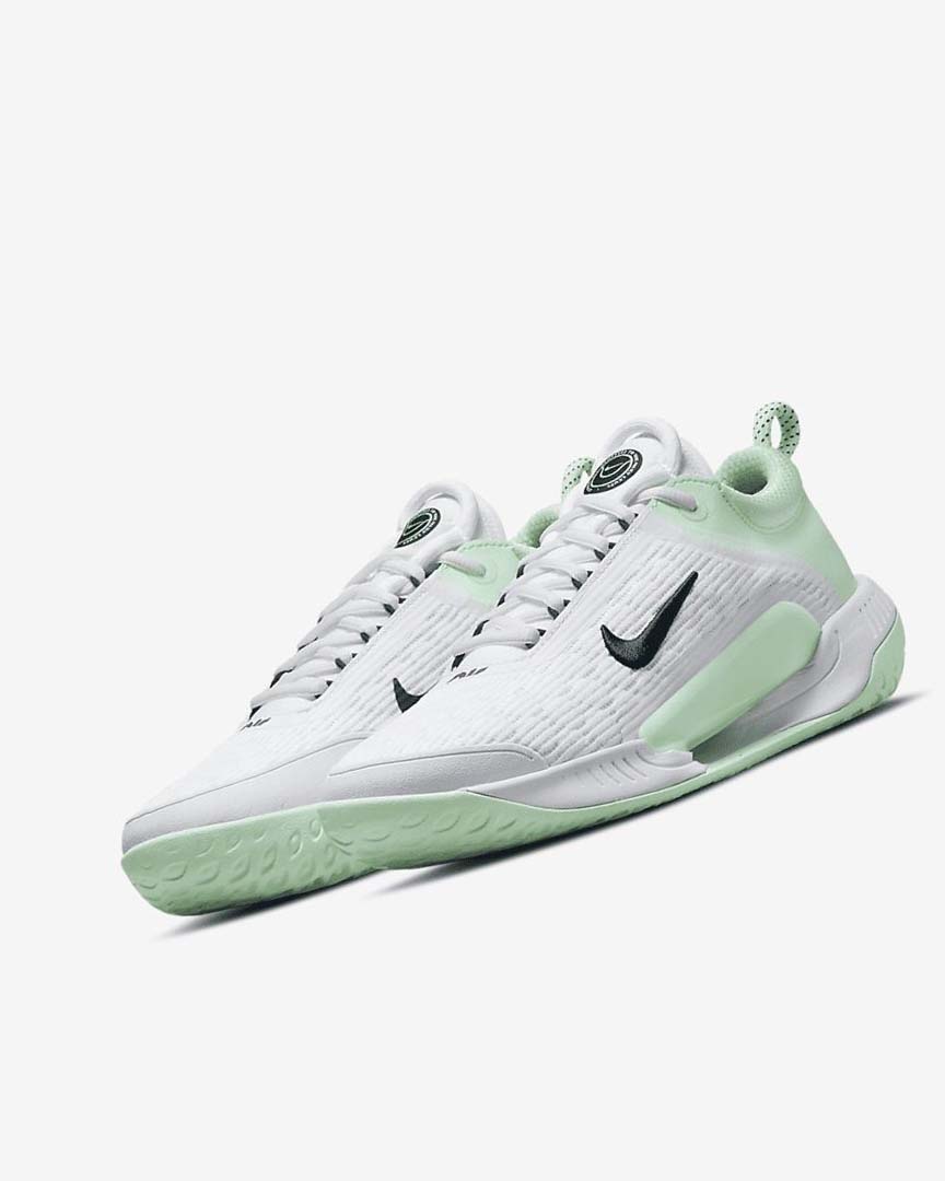 Zapatos de Tenis Nike Court Zoom NXT Mujer Blancas Verde Menta Obsidian | AR2554