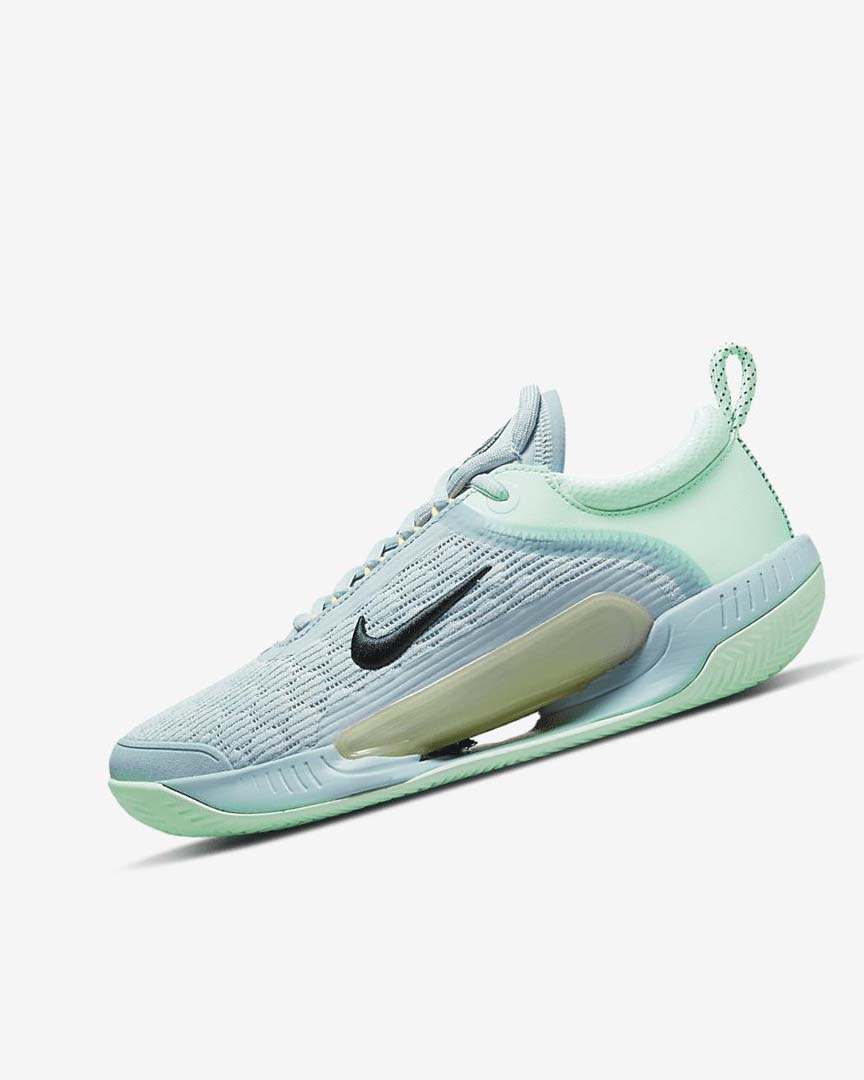 Zapatos de Tenis Nike Court Zoom NXT Mujer Verde Menta Obsidian | AR4696