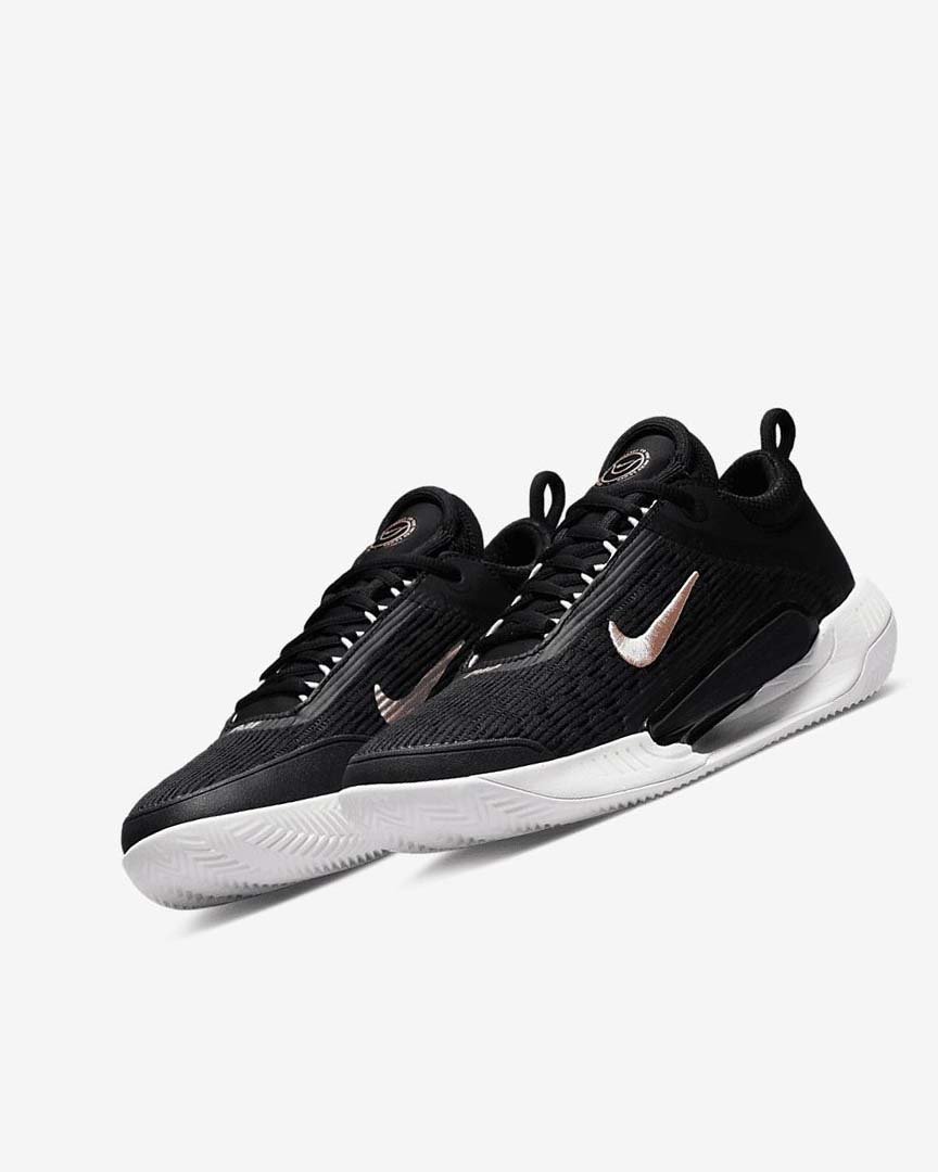 Zapatos de Tenis Nike Court Zoom NXT Mujer Negras Blancas Gris Oscuro Metal Rojas Marrones | AR5485