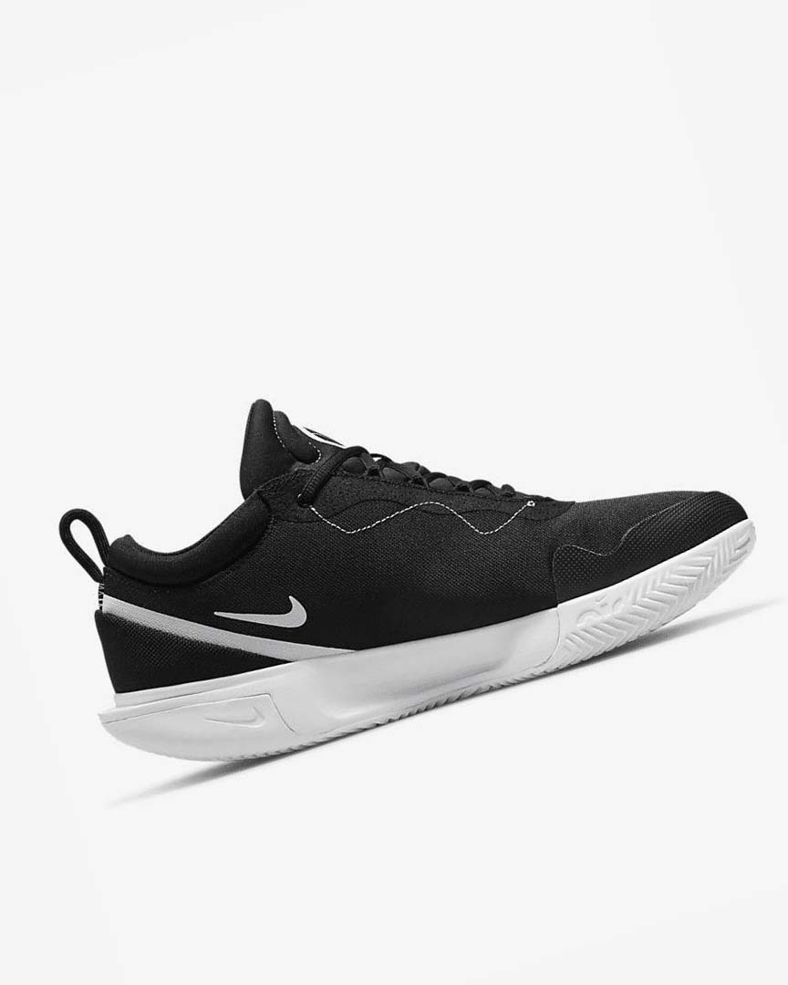 Zapatos de Tenis Nike Court Zoom Pro Hombre Negras Blancas | AR2866