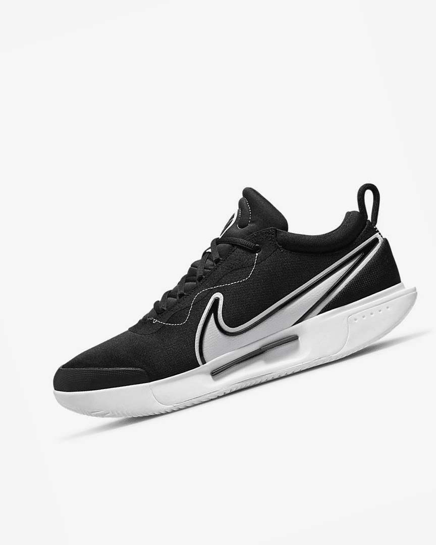 Zapatos de Tenis Nike Court Zoom Pro Hombre Negras Blancas | AR2866