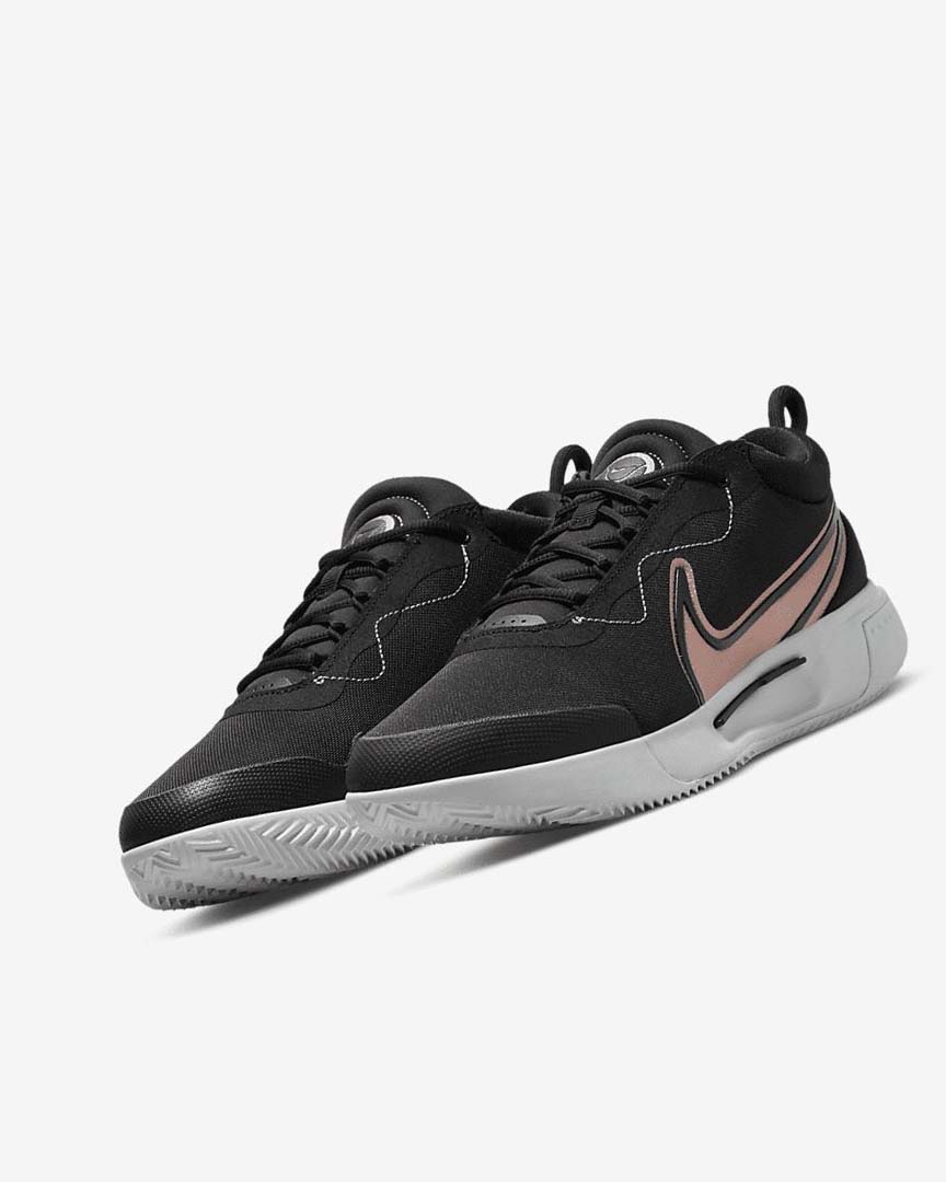 Zapatos de Tenis Nike Court Zoom Pro Mujer Negras Blancas Metal Rojas Marrones | AR5559