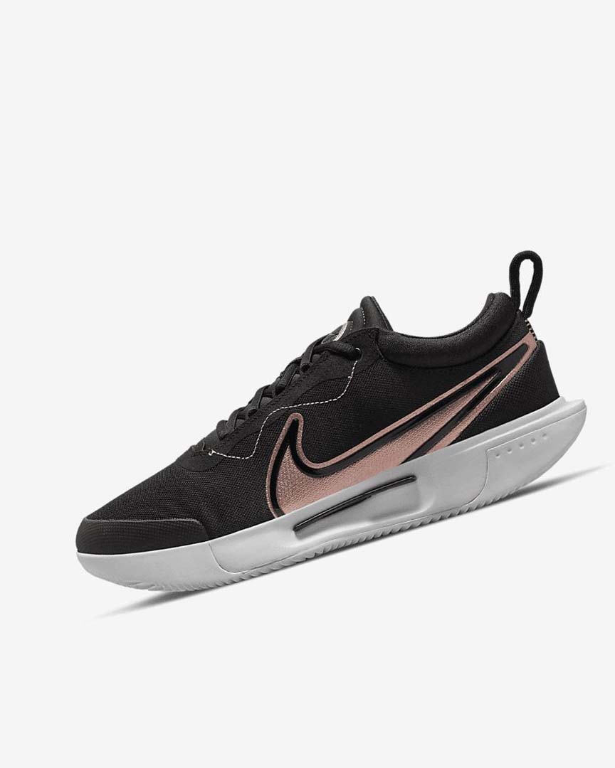 Zapatos de Tenis Nike Court Zoom Pro Mujer Negras Blancas Metal Rojas Marrones | AR5559