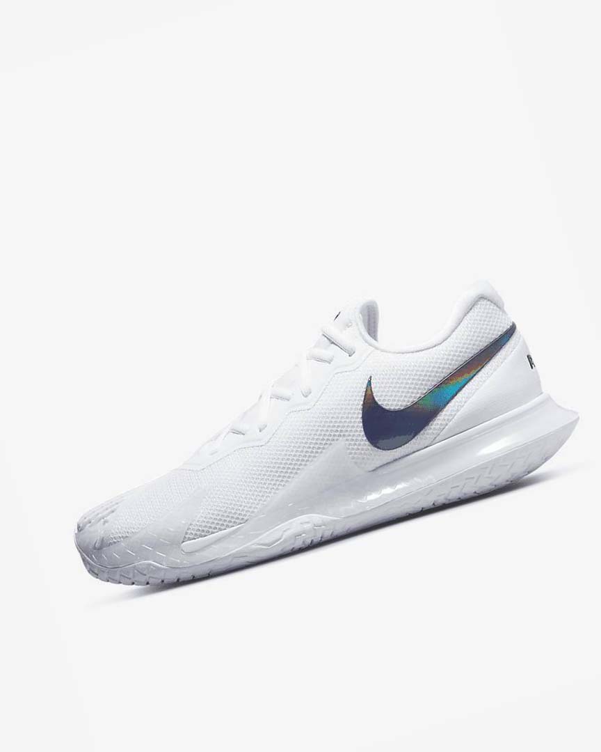 Zapatos de Tenis Nike Court Zoom Vapor Cage 4 Rafa Hombre Blancas Negras | AR4677