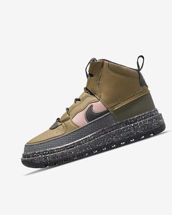 Botas Nike Air Force 1 Hombre Marrones Verde Oliva Rosas | AR4770