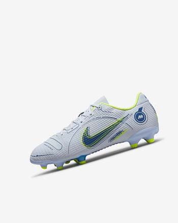 Botas de Futbol Nike Jr. Mercurial Vapor 14 Academy MG Niño Gris Azules Claro Azules Azules | AR2753