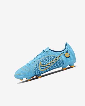 Botas de Futbol Nike Jr. Mercurial Vapor 14 Academy MG Niño Azules Naranjas | AR5276