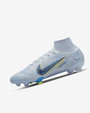 Botas de Futbol Nike Mercurial Superfly 8 Elite FG Mujer Gris Azules Claro Azules Azules | AR2415