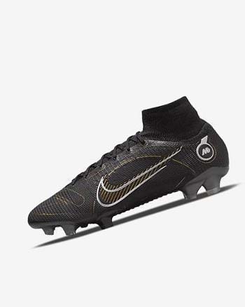 Botas de Futbol Nike Mercurial Superfly 8 Elite FG Hombre Negras Metal Plateadas Gris Metal Doradas | AR5120