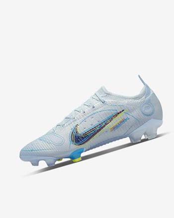 Botas de Futbol Nike Mercurial Vapor 14 Elite FG Hombre Gris Azules Claro Azules Azules | AR2369