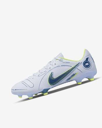 Botas de Futbol Nike Mercurial Vapor 14 Academy MG Hombre Gris Azules Claro Azules Azules | AR4503