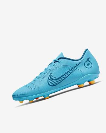 Botas de Futbol Nike Mercurial Vapor 14 Club MG Mujer Azules Naranjas | AR4555