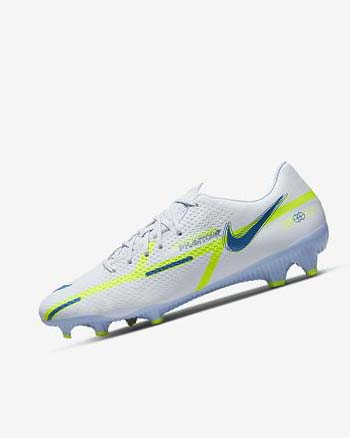 Botas de Futbol Nike Phantom GT2 Academy MG Mujer Gris Azules Claro Azules Oscuro | AR2840