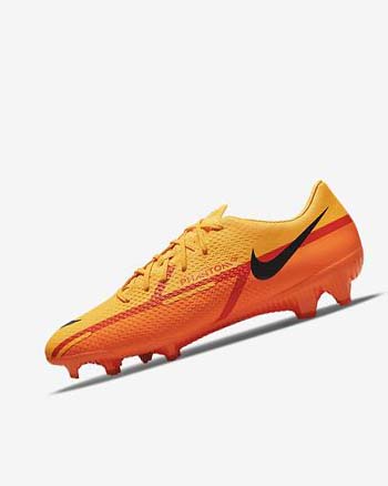 Botas de Futbol Nike Phantom GT2 Academy MG Mujer Naranjas Naranjas Rojas Claro Negras | AR4930