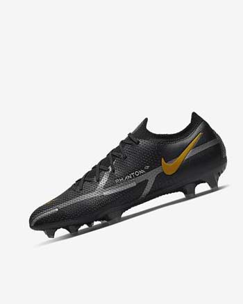 Botas de Futbol Nike Phantom GT2 Elite FG Mujer Negras Metal Doradas Metal Plateadas Metal Gris Oscuro | AR2338