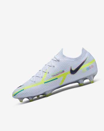 Botas de Futbol Nike Phantom GT2 Elite FG Hombre Gris Azules Claro Azules | AR5532