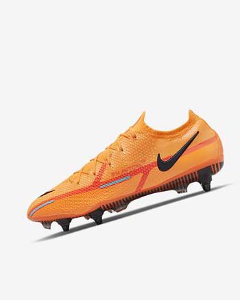 Botas de Futbol Nike Phantom GT2 Elite SG-Pro AC Mujer Naranjas Naranjas Rojas Claro Negras | AR4811