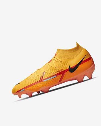 Botas de Futbol Nike Phantom GT2 Pro Dynamic Fit FG Hombre Naranjas Naranjas Rojas Claro Negras | AR2533