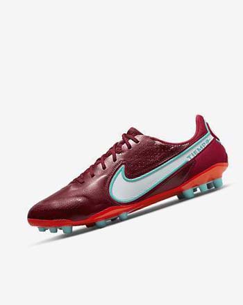 Botas de Futbol Nike Tiempo Legend 9 Elite AG-Pro Hombre Rojas Rojas Claro Blancas | AR5053