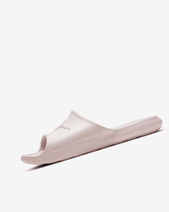 Sandalias de Diapositivas Nike Victori One Mujer Rosas Rosas Blancas | AR3039