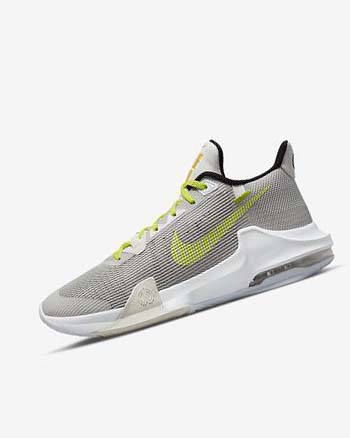 Zapatillas Baloncesto Nike Air Max Impact 3 Hombre Gris Verde | AR5326