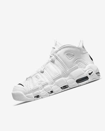 Zapatillas Baloncesto Nike Air More Uptempo '96 Hombre Blancas Blancas Azul Marino | AR2275