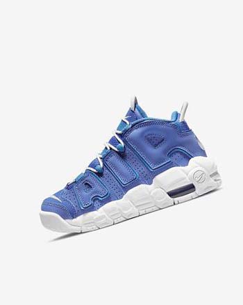 Zapatillas Baloncesto Nike Air More Uptempo Niño Azules Azules Blancas | AR5313